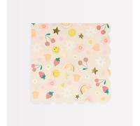 Meri Meri Happy Face Icons Large Napkins (Pack of 16)