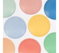 Meri Meri Mixed Wavy Line Dinner Plates (Pack of 8)