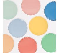 Meri Meri Mixed Wavy Line Side Plates (Pack of 8)