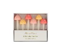 Meri Meri Mushroom Birthday Candles 6 Pieces - 2 Sizes