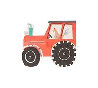 Meri Meri On The Farm Tractor Napkins (Pack of 16)