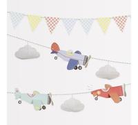 Meri Meri Planes Garland (Pack of 1). Garland Length is 2.1m. Measures 3.4m Including Excess Cord.