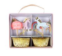Meri Meri Rainbow Unicorn Muffin Set Baking Set
