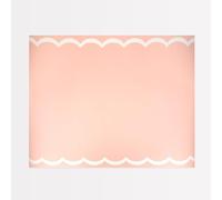 Meri Meri Scalloped Edge Table Runner (Pack of 1), Paper Table Runner, Disposable, Cut to Length, Birthday Parties, Baby Showers, 18.25" Wide x 25ft Long