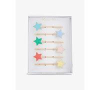 Meri Merikids Star-embellished Enamel Hair Slides Set of Six 1size