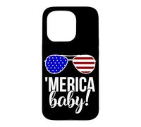 'Merica Baby! Sunglasses Patriotic Humor Proud America Case for iPhone 15 Pro