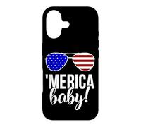 'Merica Baby! Sunglasses Patriotic Humor Proud America Case for iPhone 17