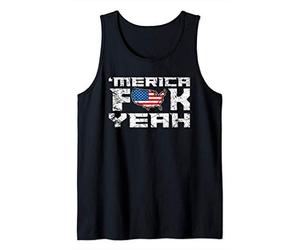 Merica FCK Yeah - 4th of July USA Funny Tank Top