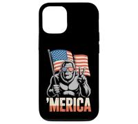 'Merica Patriotic Gorilla Return To Monkey Meme Case for iPhone 12/12 Pro