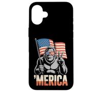 'Merica Patriotic Gorilla Return To Monkey Meme Case for iPhone 16 Plus