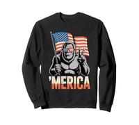 'Merica Patriotic Gorilla Return To Monkey Meme Sweatshirt