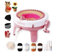 MericTop SENTRO Knitting Machine 48 Needles, Smart Weaving Loom Round Knitting Machines for Adults and Beginners, DIY Knit Loom Machine Kit for Hat, Scarves, Gloves, Socks