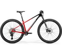 Merida Big Nine 7000 Mountain Bike 2026 - Hardtail MTB Black/Red /Warm Slate Grey