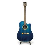 Mérida Juliet Electro Acoustic Guitar Western Cutaway, Sapele Body | Solid spruce top and sapele back and sides create a warm acoustic tone, with an MR4 pickup ready for amplified playing.