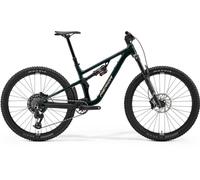 Merida One-Sixty FR 400 Mountain Bike 2026 - Enduro Full Suspension MTB Deep Forest Green/White