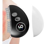 Meridian Brush for Belly, Heated LED Display Stimulator, Rechargeable Meridian Massage Device, for Back Legs Waist Arms Shoulders Dad Mother Home Office Gym Work Travel Exercise Bed