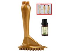 Meridian Brush Massage Body, Full Body Oil Massage Brush, Beauty Salon Professional Custom Acupressures Meridian Brush for Neck Shoulder Back Stomach Leg Arm Scalp, Relaxation and Stress Relief