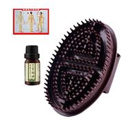 Meridian Brush Massage Body, Full Body Oil Massage Brush for Neck Shoulder Back Stomach Leg Arm Scalp, Beauty Salon Professional Custom Acupressures Meridian Brush for Relaxation and Stress Relief