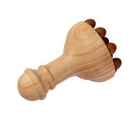 Meridian Brush Massage Body Multi-Functional Wooden Massager with 12 Beads