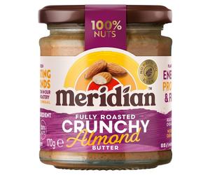 Meridian Fully Roasted Crunchy Almond Butter - 170g