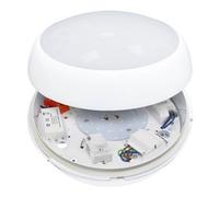 Meridian Lighting Led Luna Bulkhead Cct3 16W Circular-White-Dedicated Emergency Fitting