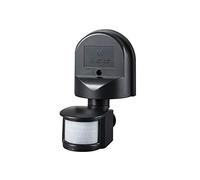 Meridian Lighting PIR180BLK Wall Mounted Pir Motion Detector Black