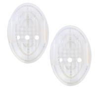 Meridian Massage Brush, 2Pcs Massage Brush, Professional Meridian, Full Body Relaxation Anti Cellulite Body Scrubber for Neck, Back, Lumbar Spine, Feet, Legs