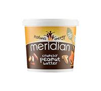 Meridian Natural Crunchy Peanut Butter 1 Kg (Pack of 2)