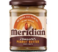 Meridian Natural Peanut Butter Smooth No Salt 280g - Pack of 2
