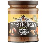 Meridian Organic Crunch Peanut Butter No Salt 280g (Pack of 4)