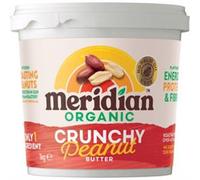 Meridian Organic Crunchy Peanut Butter - 1kg