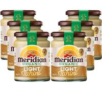 Meridian Organic Light Tahini 270g - 100% Hulled Sesame Seeds, Smooth & Creamy, No Palm Oil, No Added Sugar or Salt, Vegan, Gluten & Dairy Free, Soil Association Organic, (Pack of 6) from SuperfoodUK