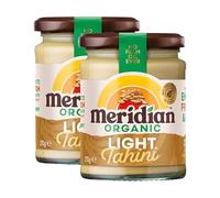 Meridian Organic Light Tahini 270g - 100% Hulled Sesame Seeds, Smooth & Creamy, No Palm Oil, No Added Sugar or Salt, Vegan, Gluten & Dairy Free, Soil Association Organic, (Pack of 2) from SuperfoodUK