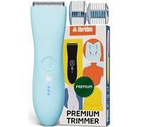 MERIDIAN Premium Trimmer for Men and Women, USB C Charging, Travel Lock, 6 Colors Available, Sky