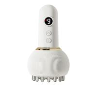 Meridian Pressure Brush,Handheld Electric USB Rechargeable Massager for Skin Tissue Firm & Tone Tool Body Sculpting Device(White)