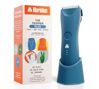 Meridian The Trimmer Plus, Body Hair Trimmer & Waterproof Electric Shaver for Men and Women for Pubic Hair, Chest, Legs & Bikini Line, UBS-C Cable & Charging Dock Included, Ocean