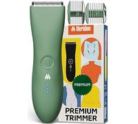 Meridian The Trimmer Premium, Body Hair Trimmer & Electric Shaver for Men and Women for Pubic Hair, Chest, Legs & Bikini Line, Waterproof & Rechargeable, Sage