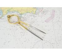 Meridian Zero Brass Single Handed 8 Inch Divider with Stainless Steel Tips