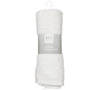 Meridiana Cotton Facecloth, White
