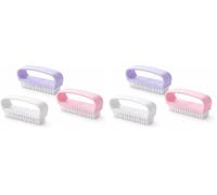 Meridiana Plastic Nailbrush with Curved Handle (Pack of 2)