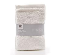 Meridiana Super Soft 100% Cotton Family Washcloths. Machine Washable. White. 3 Pack. 30cm X 30cm X