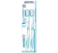 meridol Toothbrush Gum Protection Soft Pack of 2 - Manual Toothbrush for Gentle Cleaning of Teeth on The Gum Line