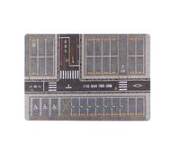 MERIGLARE 1:64 Parking Lot Mat,Model Building,Underground Garage Diorama Model Car Diecast Garage Background for Diecast Car, H