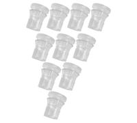 MERIGLARE 10Pcs Clear Standoffs Screw Sign Display Standoffs Hardware for Industrial Business, 2cmx2cm