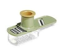 MERIGLARE 3-in-1 Ginger Garlic Grater/, Manual Crusher, Kitchen Tool for Easy Vegetable Slicing, Grating, Cooking, And Crushing, Green