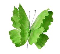 MERIGLARE 3D Butterfly Party Decorations, Multifunctional Large Artificial Butterflies Wall Decor for Bedroom, Birthday, Or As A Backdrop, Green