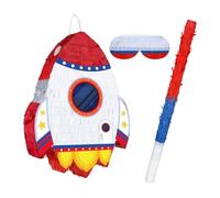 MERIGLARE 4 Pieces Pinata Fun Game Accessory Party Toy Entertainment Item And Space Decoration with Confetti Suitable for Birthday D