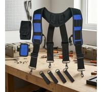 MERIGLARE Adult Tool Belt Support Adjustable Oxford Cloth Tool Belt Unisex Work Equipment for Electricians, Handymen