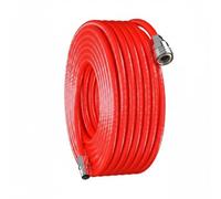 MERIGLARE Air Pump Hose Heavy Duty Pneumatic Tube Polyurethane Polyester Flexible Triple Layer Construction Oil Resistant High, Red, Size to 3