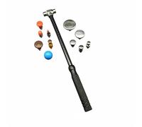 MERIGLARE Auto Removal Hammer Panel Reshaping Tool Car Panel Puller Hammer Carbon Fiber Handle Stainless Steel Construction Balanced Feel Ergonomic Grip